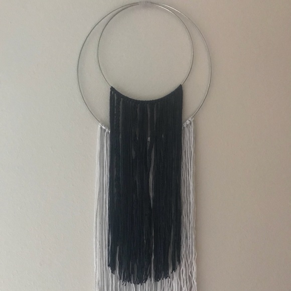 BOHO Yarn Circle Wall Decor - Picture 1 of 5